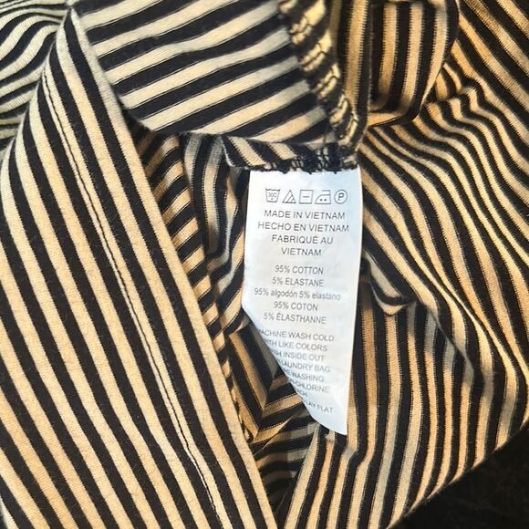 Michael Kors Striped Open Shoulder Women's Top Size XL - Picture 12 of 12